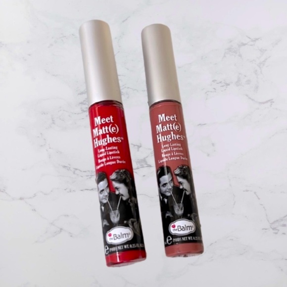 Red Nude Liquid Lipstick Meet Matt(e) Hughes theBalm